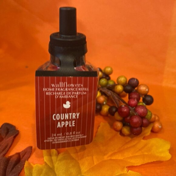 Bath & Body Works Fall Autumn Pumpkin Apple New Wallflower Refills X 2 - Picture 5 of 7